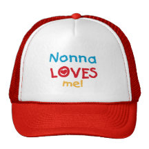 Nonna Loves Me T-shirts and Gifts Mesh Hats