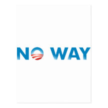 NOPE NO WAY POSTCARD
