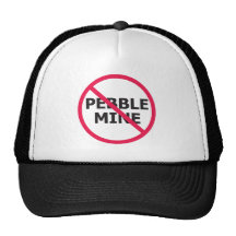 NoPebbleMine Transparent background copy Trucker Hat