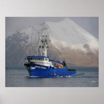 Nordic Mariner, Crab Boat in Dutch Harbour, AK Posters