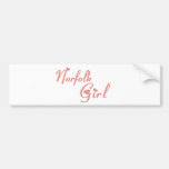 Norfolk Girl tee shirts Bumper Stickers