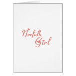 Norfolk Girl tee shirts Cards