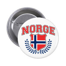 Norge Pinback Button