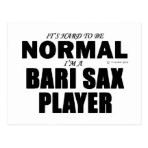 Normal Bari Sax Player Postcards