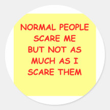 NORMAL.png Round Sticker