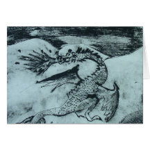 Norse Dragon Greeting Card