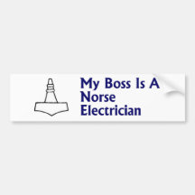 Norse Electrician Bumper Sticker
