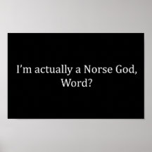 Norse God Print