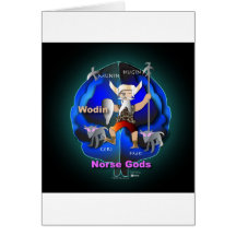 Norse Gods Greeting Card