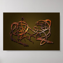 Norse Lion Poster