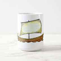 Norse Sailing Ship Coffee Mug