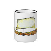 Norse Sailing Ship Coffee Mug