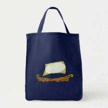 Norse Sailing Ship Tote Tote Bag