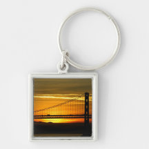 North America, USA, California, San Francisco. 3 Keychain