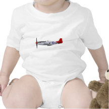 North American P-51D Mustang Tuskegee Airmen Bodysuit