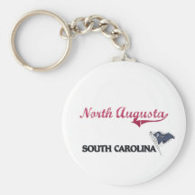 North Augusta South Carolina City Classic Keychain