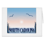 North Carolina Airbrush Sunset Greeting Card