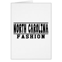 North Carolina Fashion Designs Card