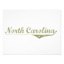North Carolina Revolution T-shirts Custom Invitation