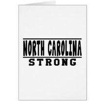 North Carolina Strong Designs Greeting Cards
