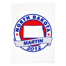 North Dakota Andy Martin Personalized Invitation
