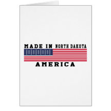 North Dakota Made In Designs Greeting Card