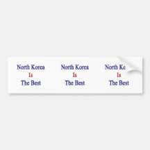North Korea Is The Best Bumper Sticker