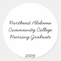 Northeast Alabama Community College Nursing Gra... Sticker