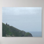 Northern California Pacific Horizon & Lighthouse Poster