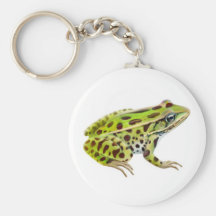 Northern Leopard Frog Keychain