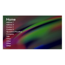 Northern lights business card template