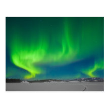 Northern Lights Swirls Postcard