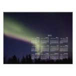 Northern Lights with a Streak of Purple; 2013 Photo Art
