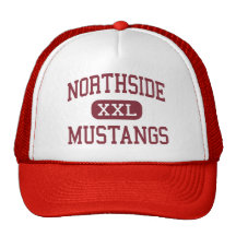 Northside - Mustangs - College - Chicago Illinois Mesh Hat