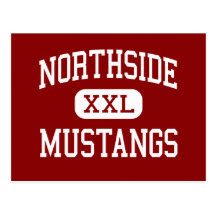 Northside - Mustangs - College - Chicago Illinois Post Card