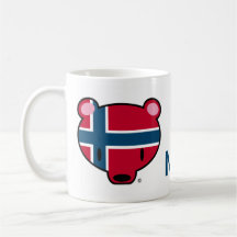 Norway kuma-chan mug