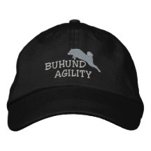 Norwegian Buhund Agility Embroidered Hat