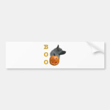 Norwegian Elkhound Boo Bumper Stickers