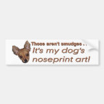 Noseprint Art Bumper Stickers