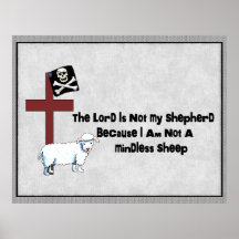 Not A Mindless Sheep Posters