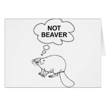 Not Beaver cards