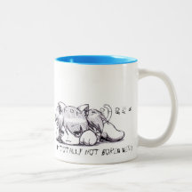 Not Bored Desu Catgirl mug