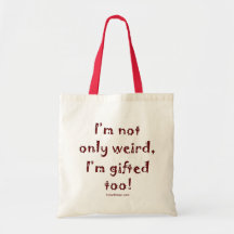 Not Only Weird Canvas Bags