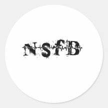 Not Safe For Boys Sticker