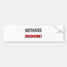 Notaries Rock Bumper Stickers