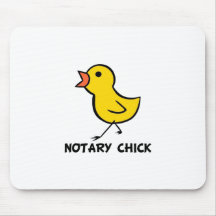 Notary Chick Mouse Pad