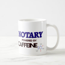 Notary Powered by caffeine Mug