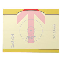 note pad large - vert