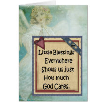 Notecard-Christianity Little Blessings