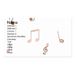 notes copper blue flut business  cards business cards